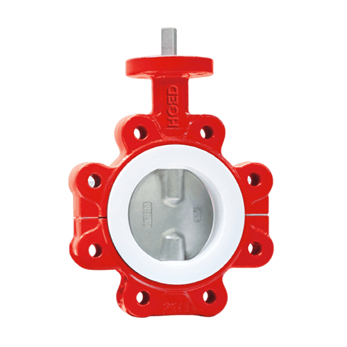 HDF400 Series Lug Type Fluorine Lined Butterfly Valve